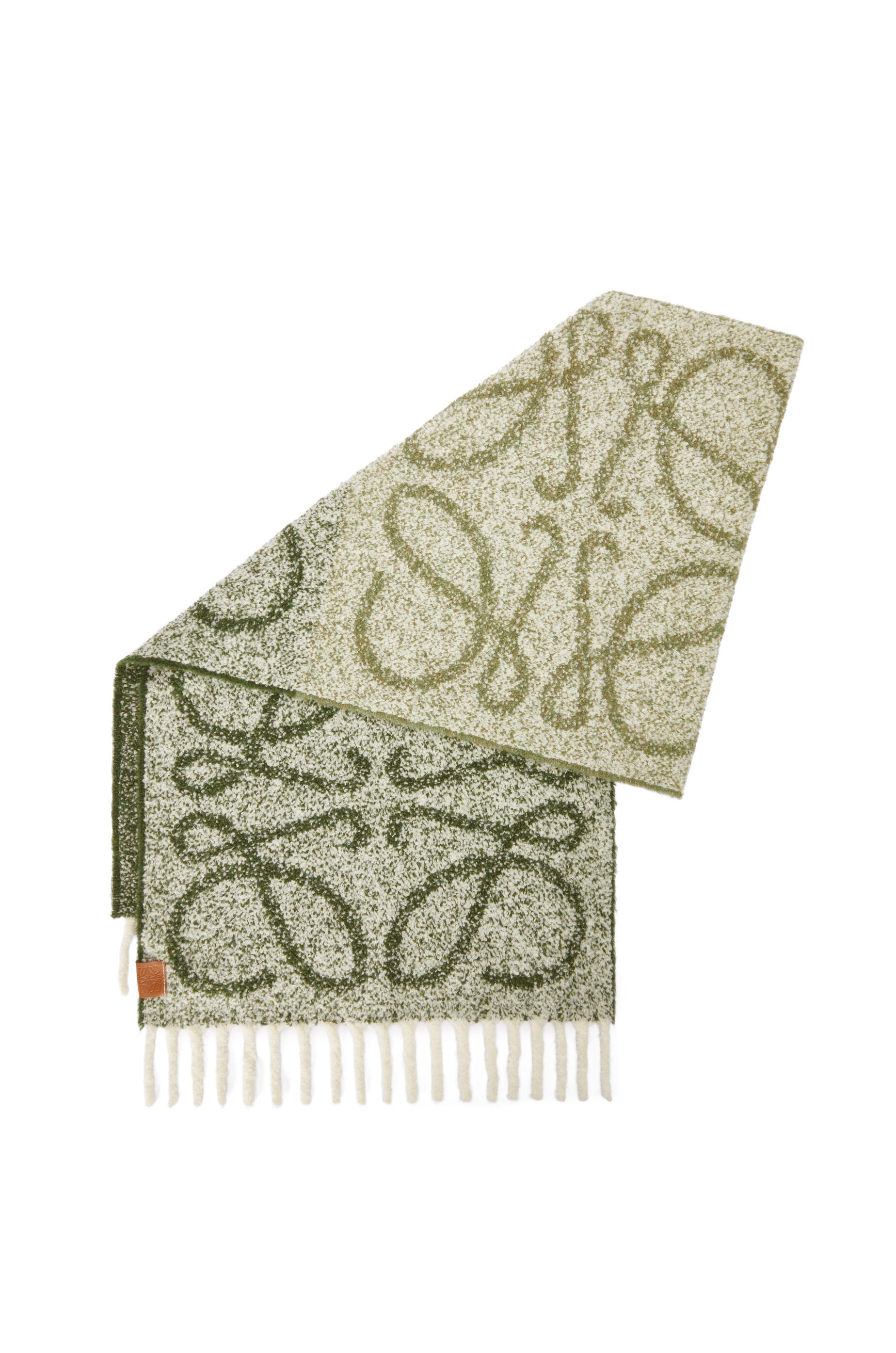 Anagram scarf in alpaca and wool - 2
