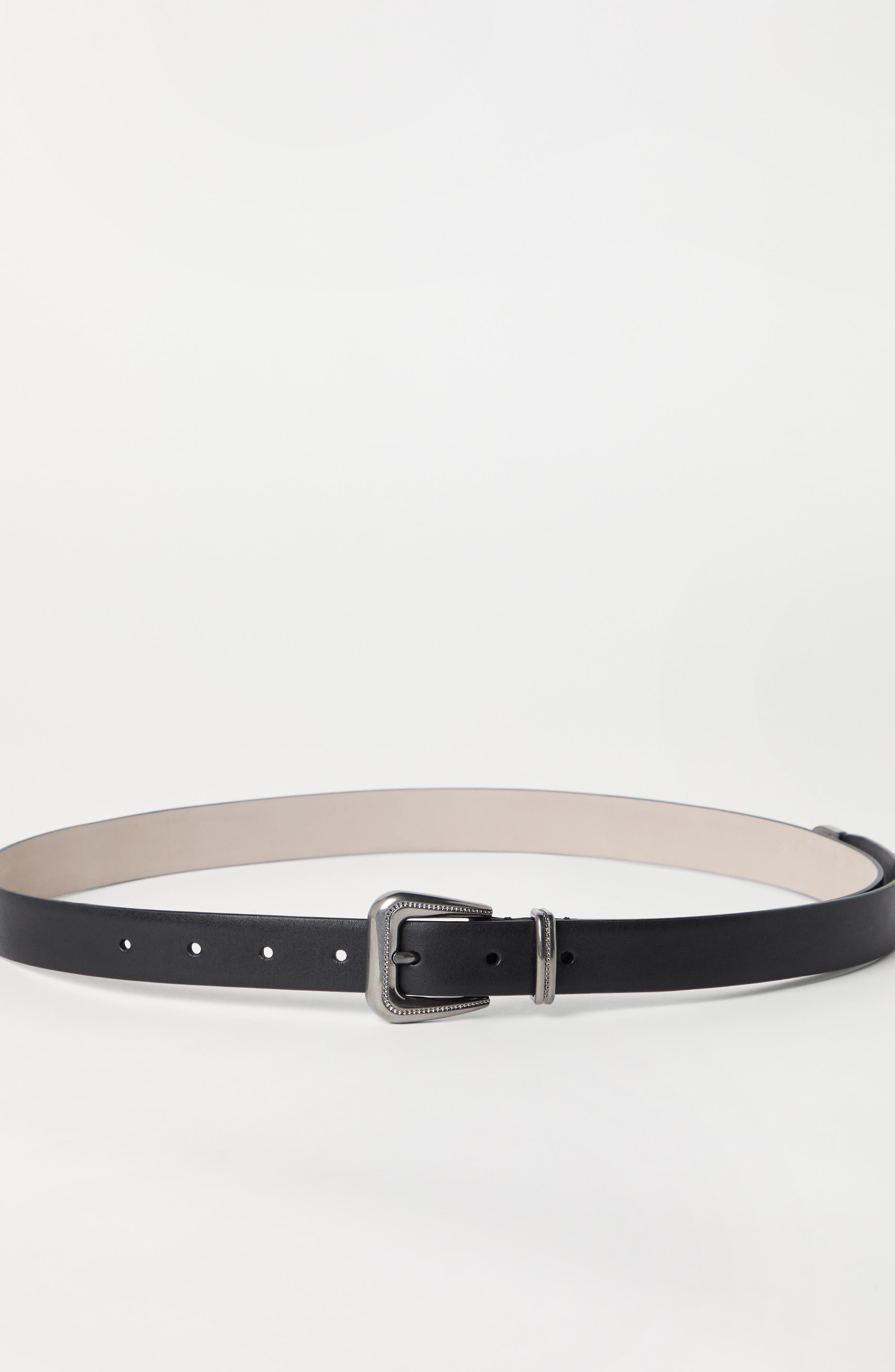 Brunello Cucinelli Vachetta belt with monili in Black at Nordstrom - 2