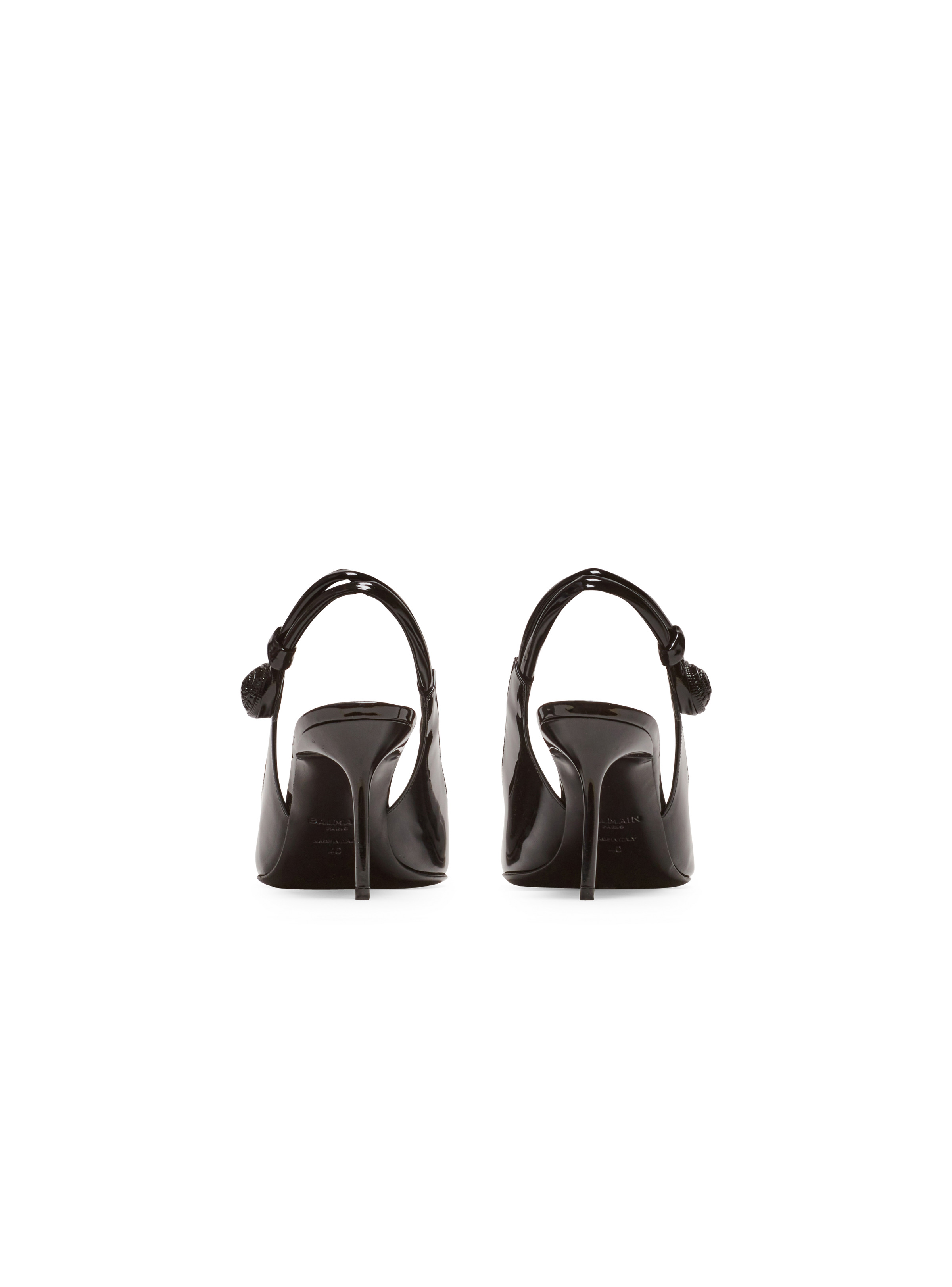 Alma patent leather slingbacks - 4