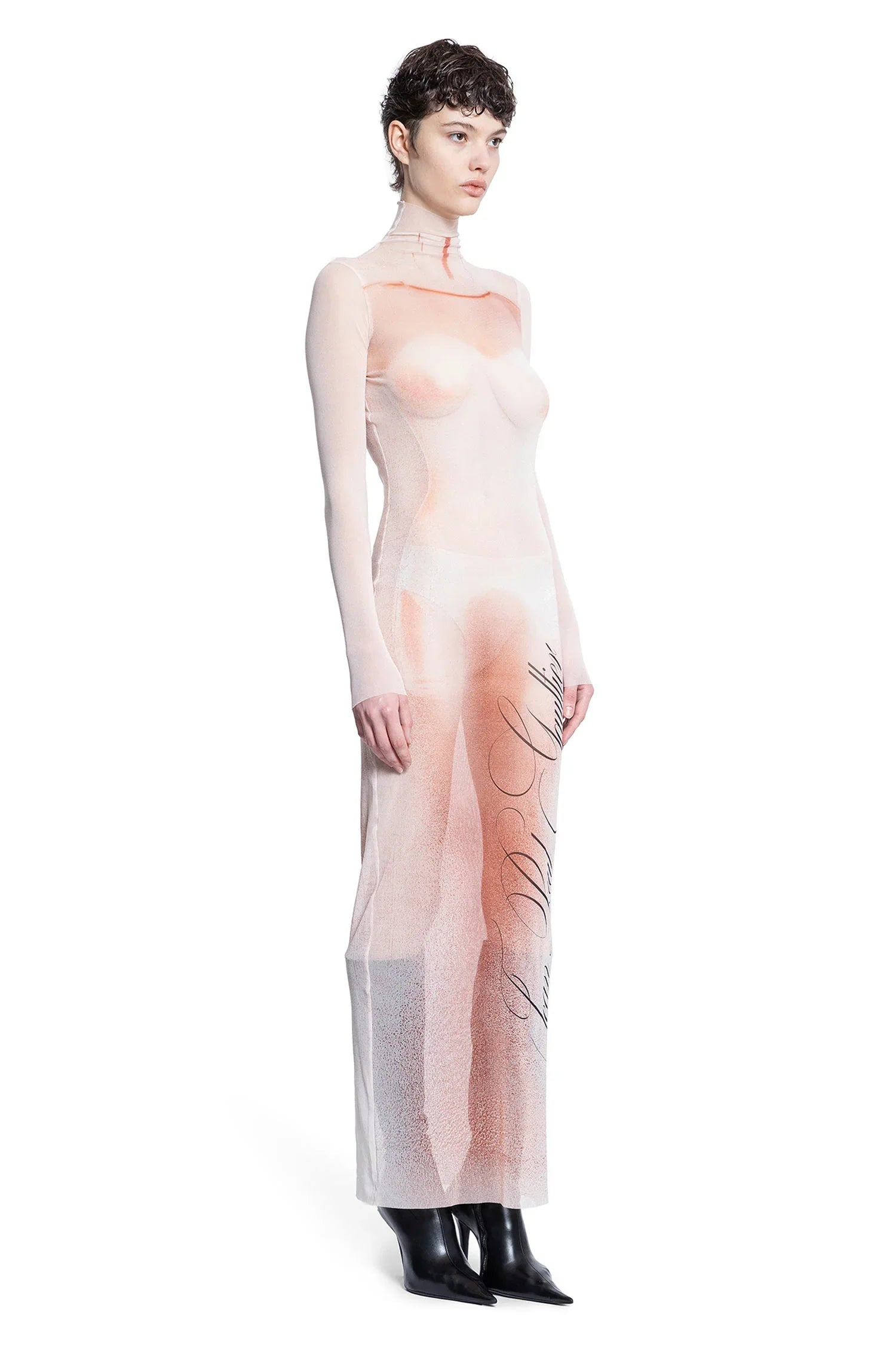 Le-Classique-Mesh-Turtleneck-Dress - 3