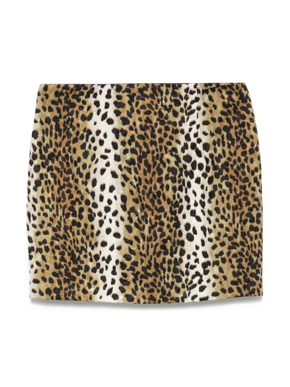 leopard-print mini skirt - 2