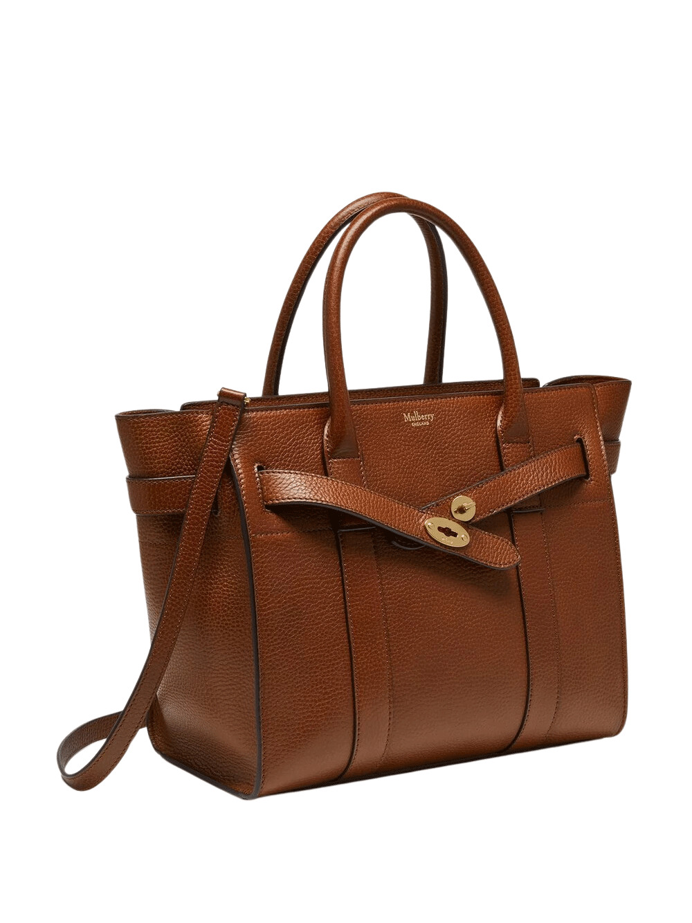 Small Zipped Bayswater Small Classic Grain (Oak) - 3