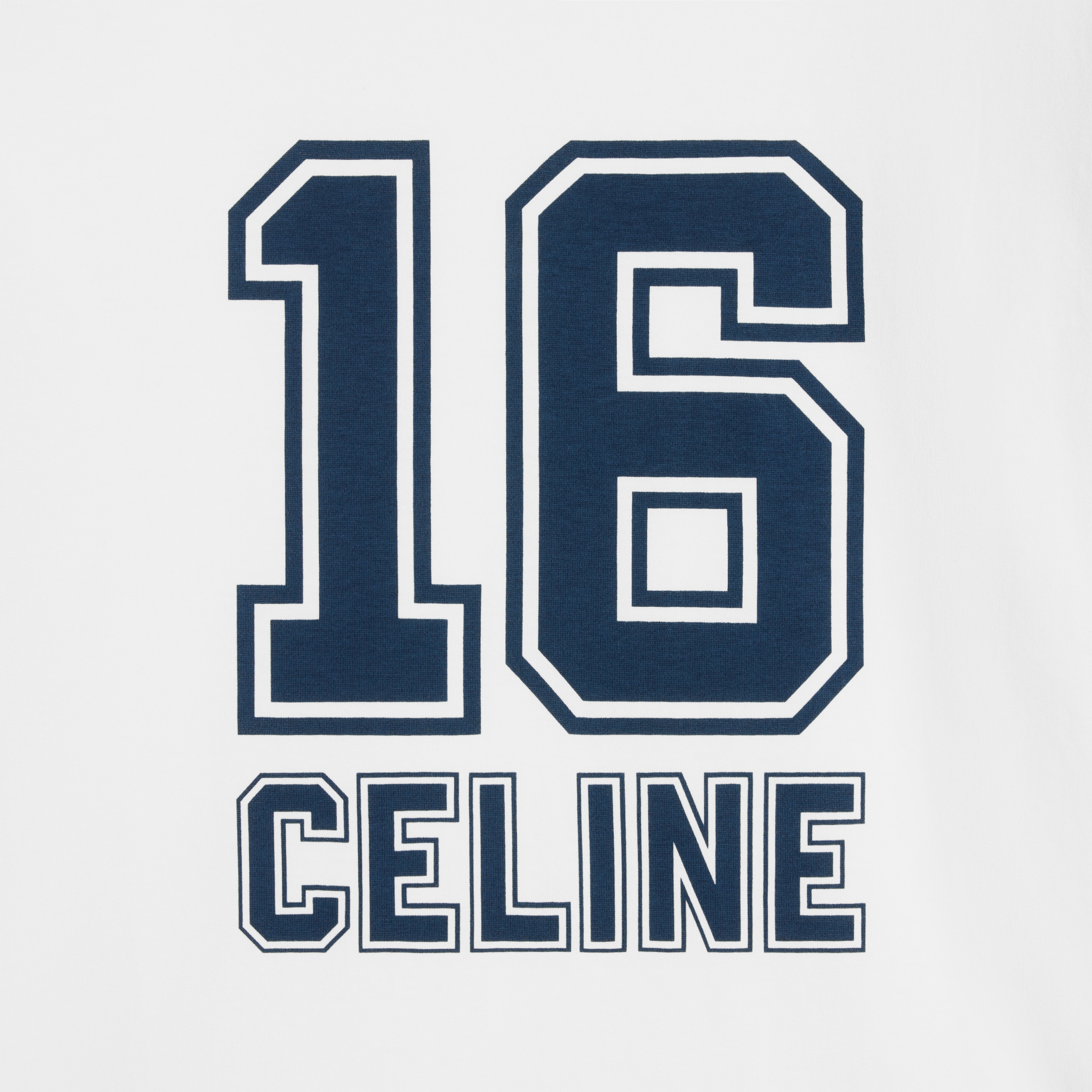 celine 16 boxy t-shirt in cotton jersey - 4