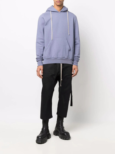 Rick Owens DRKSHDW Granbury cotton hoodie outlook