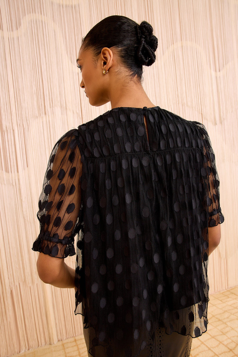 Nitara Lace Short Sleeve Blouse 4