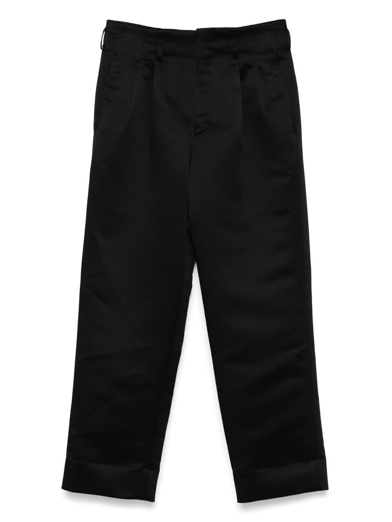 cropped tailored trousers 1