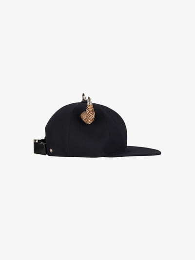 Givenchy CAP IN CANVAS WITH HORNS outlook