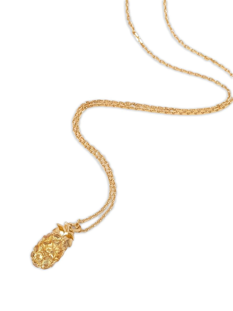 kate spade Sweet Treasures pineapple-pendant necklace outlook