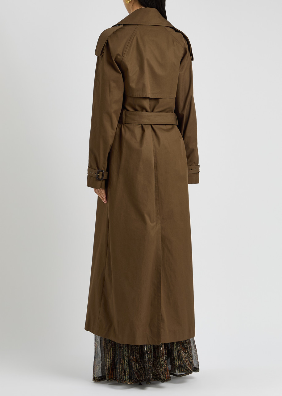 Saint Laurent Double-breasted Cotton-twill Trench Coat - 3