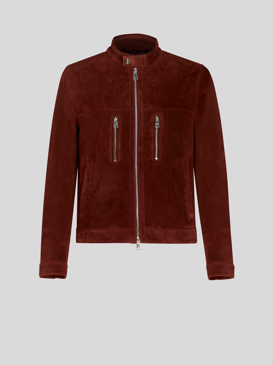 SUEDE BIKER JACKET - 1