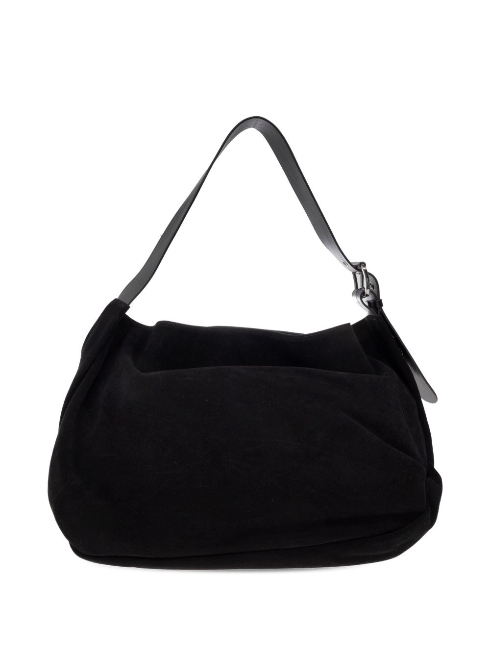 large Maxime belted suede shoulder bag - 3