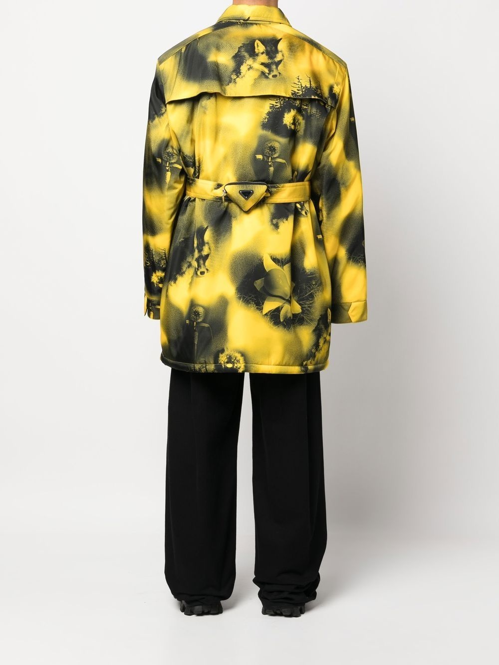 【関税込み】prada Re-Nylon printed parka Prada Re-Nylon abstract-printed parka coat | farfetch