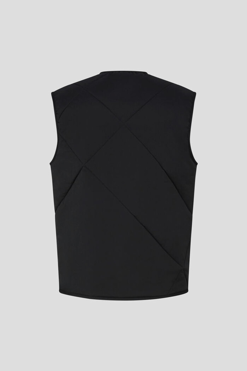 BOGNER Morgan Quilted waistcoat in Black outlook