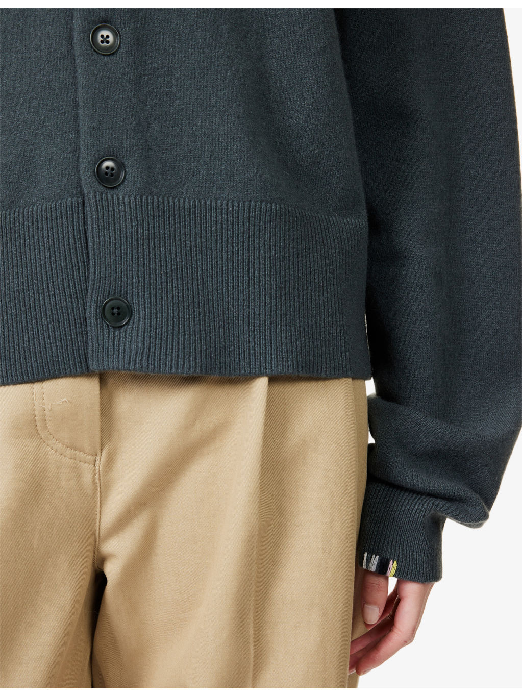 N170 Chou Button-Down Cashmere-Blend Knitted Cardigan - 5