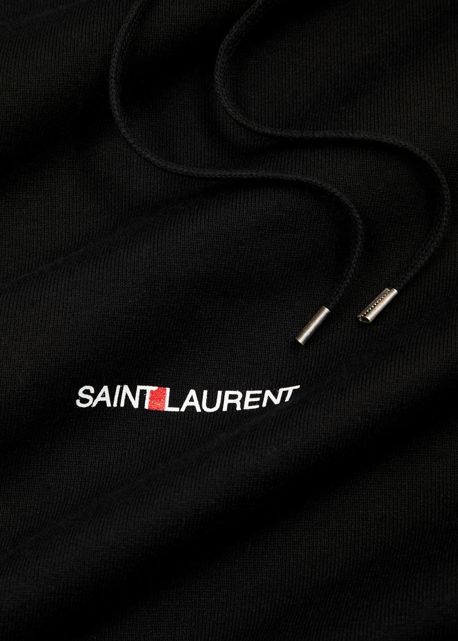 Logo hooded cotton sweatshirt - 5