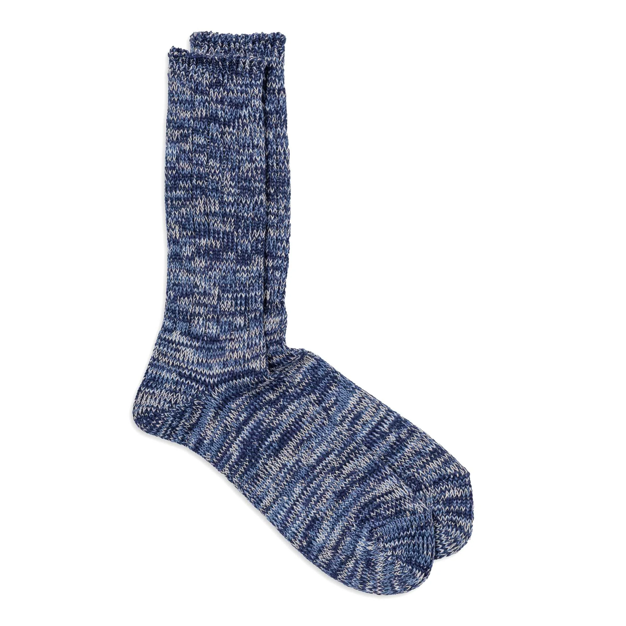 Anonymous Ism 5 Colour Mix Crew Sock Navy - 1