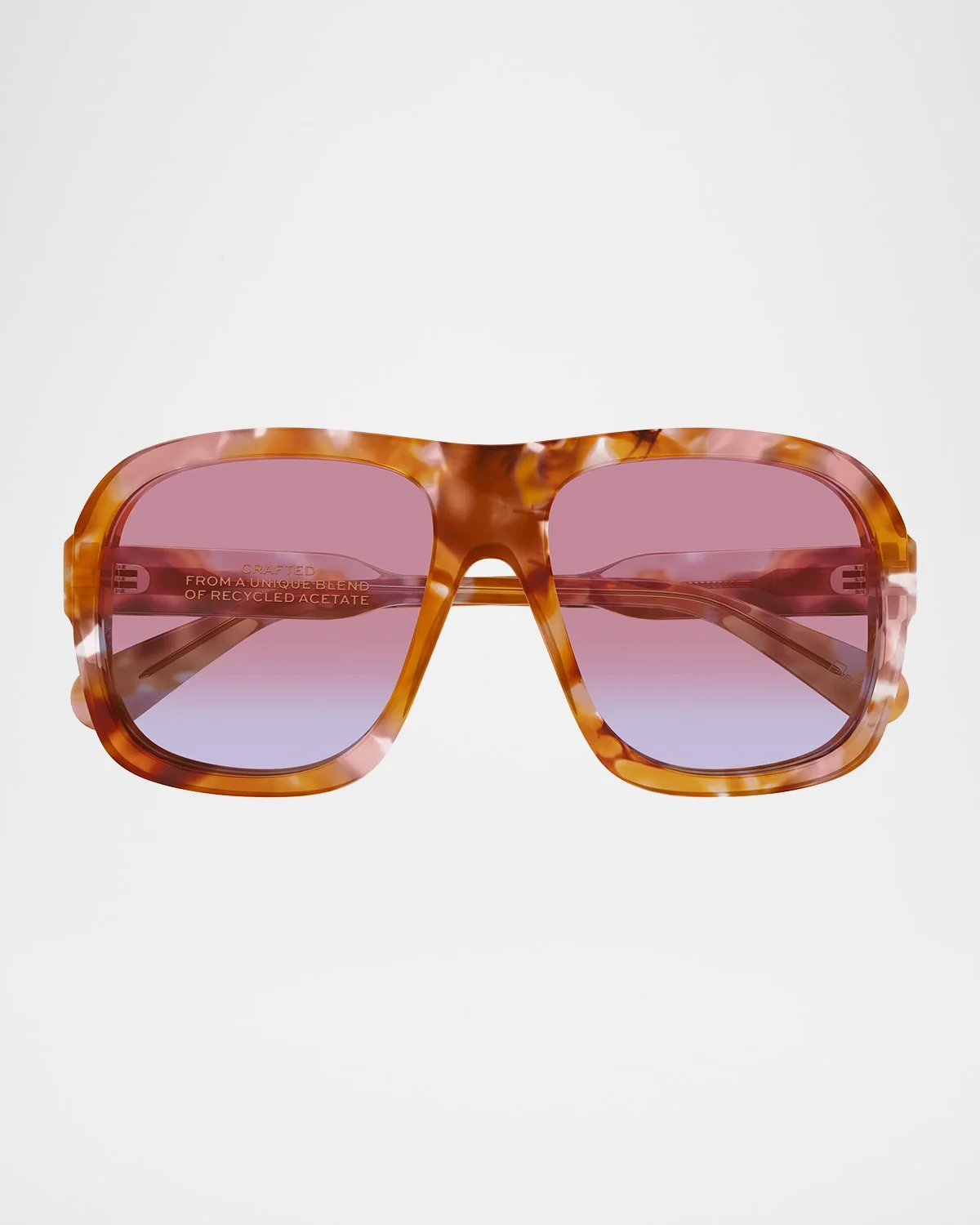 Gayia Acetate Semi-Shield Sunglasses - 1