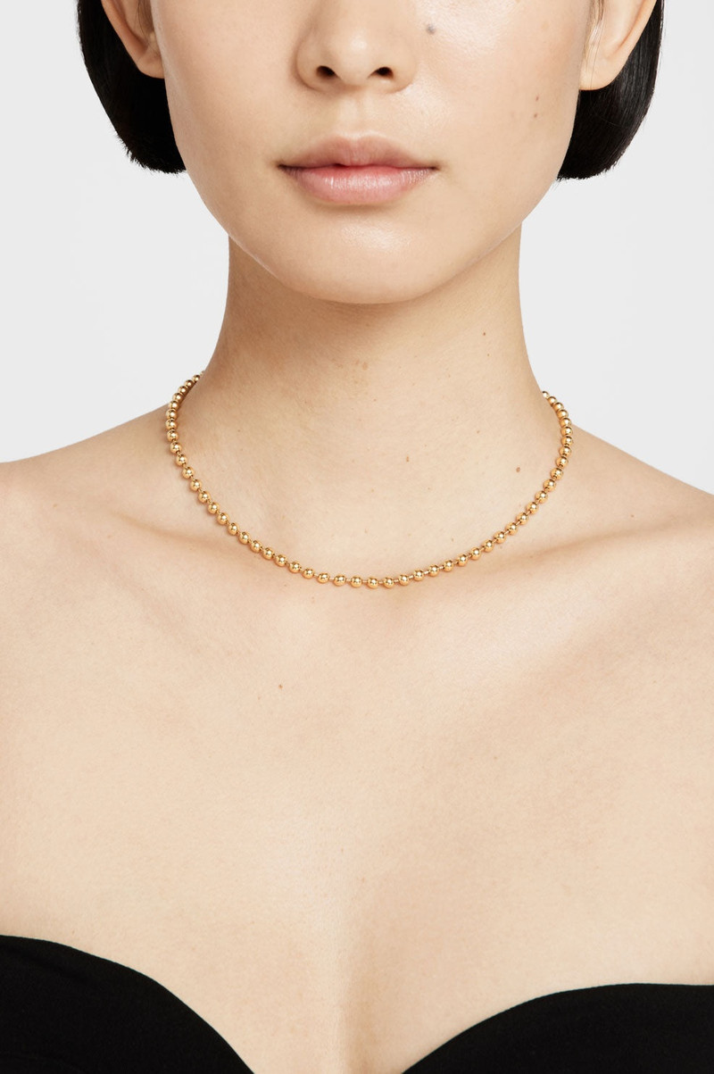 ANINE BING Beaded Necklace - 14k Gold outlook