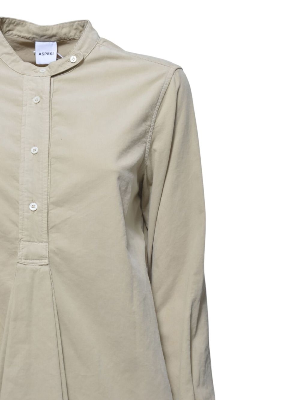 pleated button-down shirt - 3