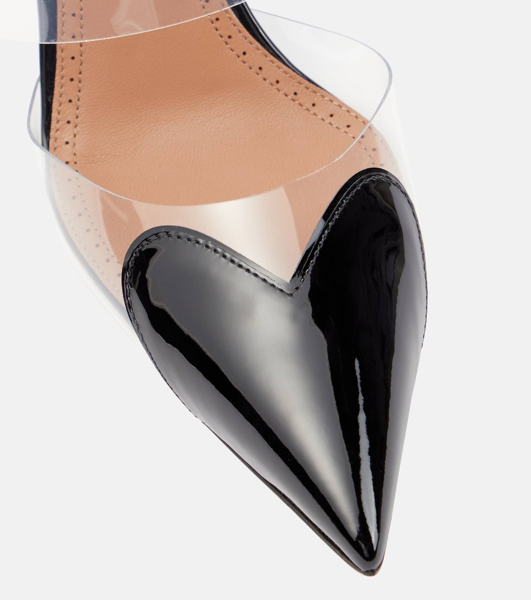 Cœur patent leather and PU mules - 6