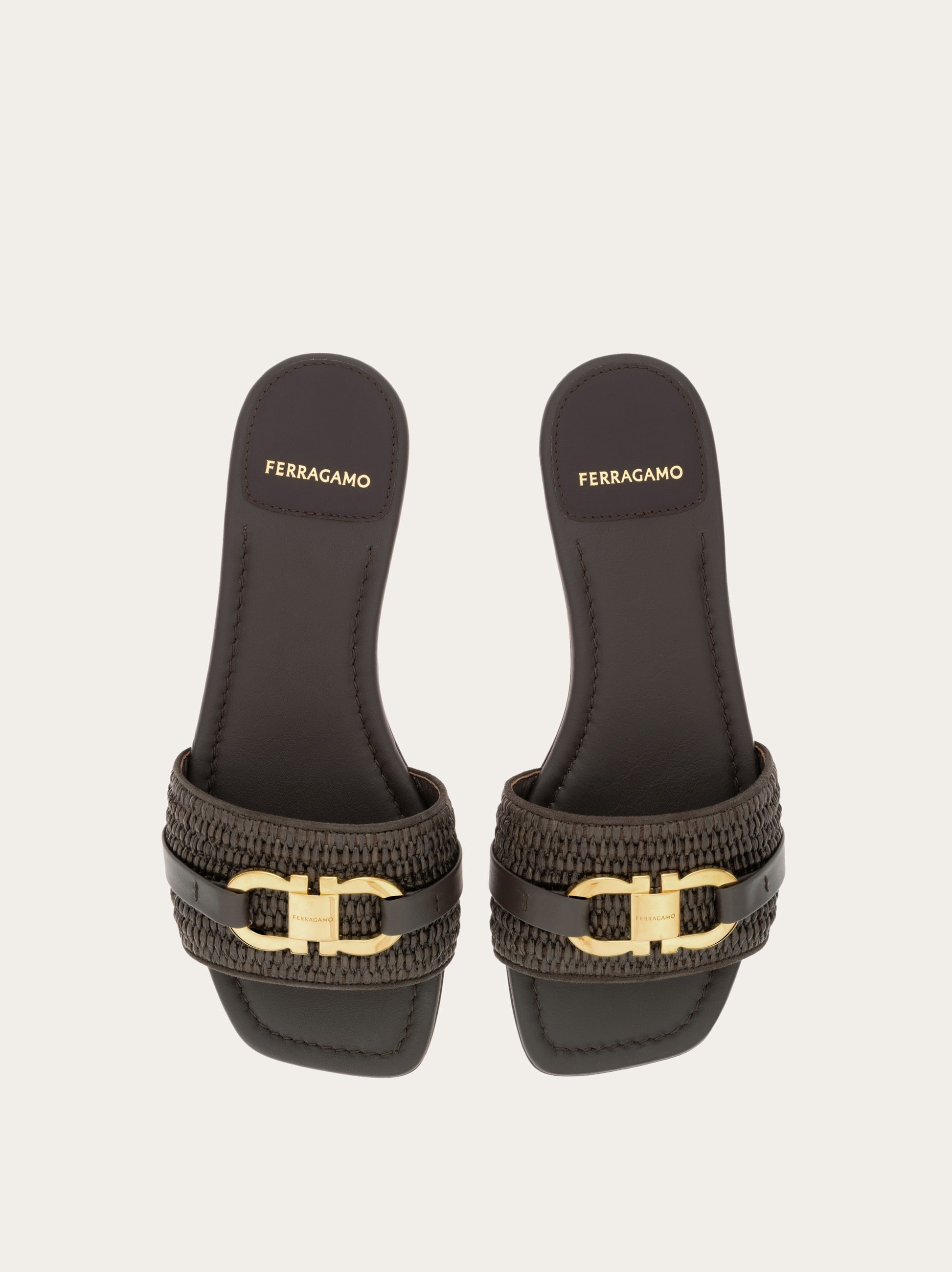 Gancini buckle slide - 2
