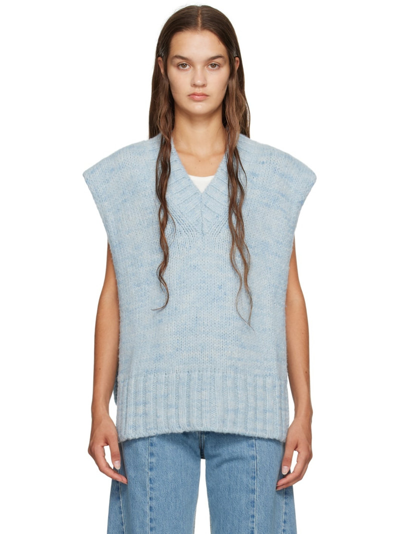 sleeveless knit top - 1