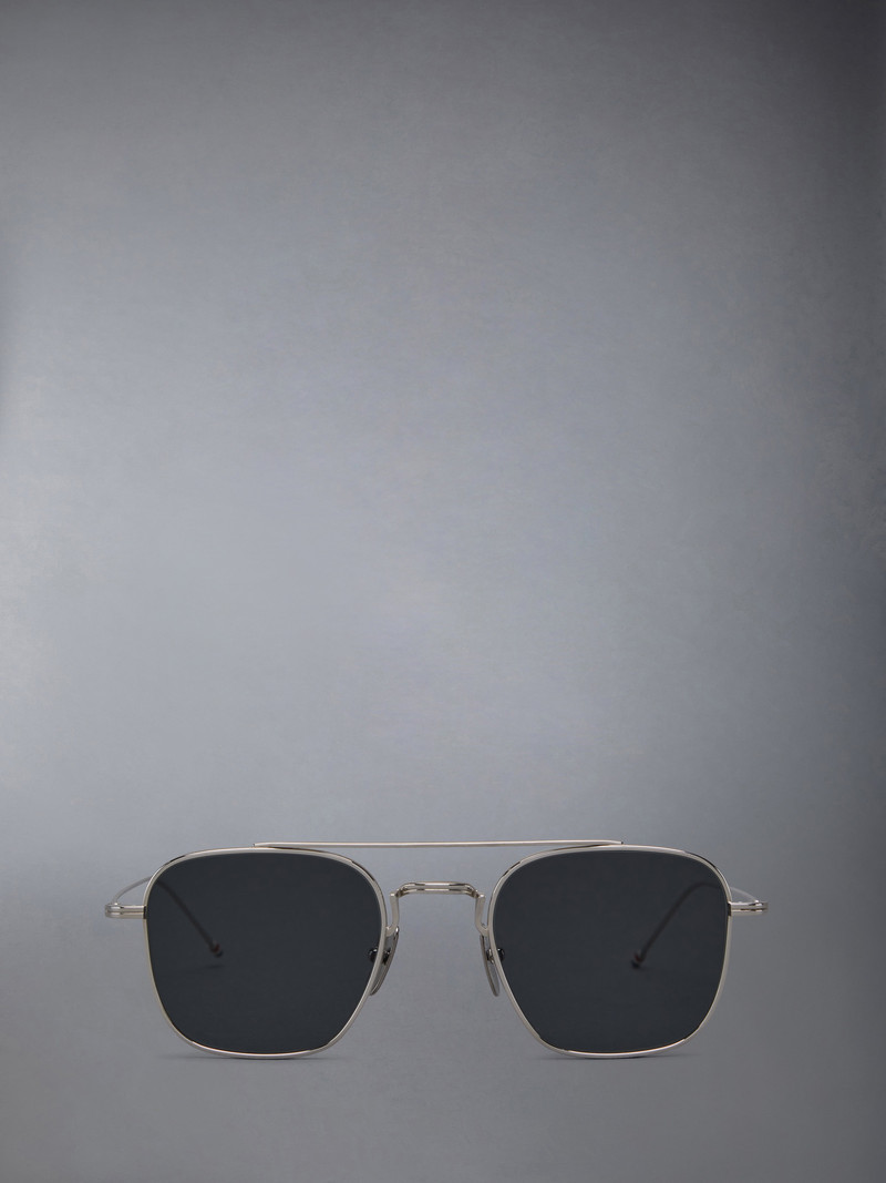 TITANIUM SQUARED AVIATOR SUNGLASSES 1