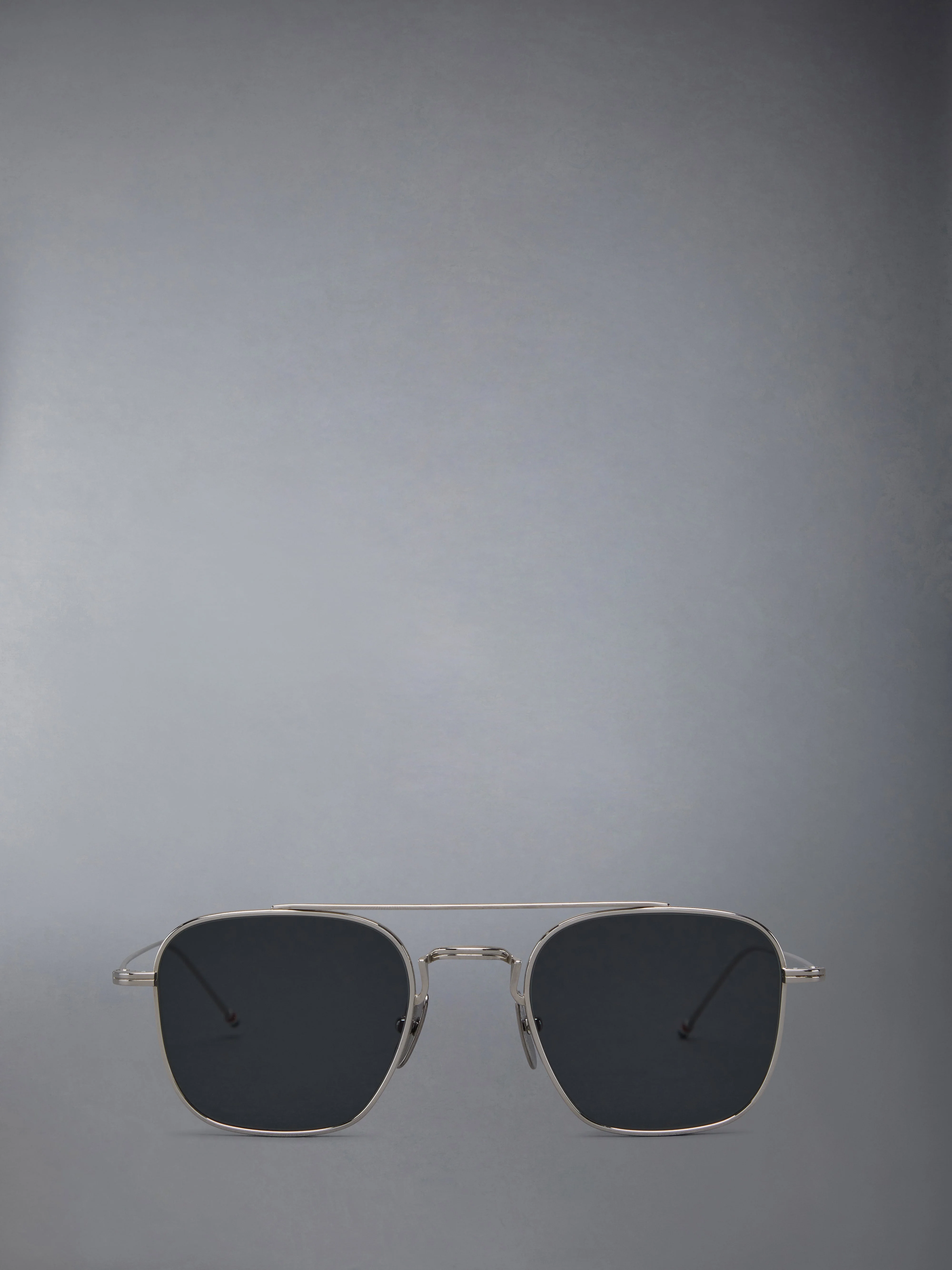 SQUARED AVIATOR SUNGLASSES IN TITANIUM - 1