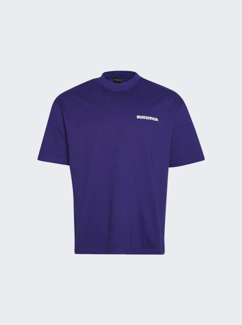 Classic T-shirt Indigo And Dirty White - 1