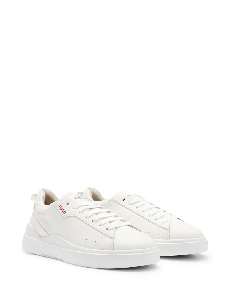 HUGO logo-print panelled sneakers outlook