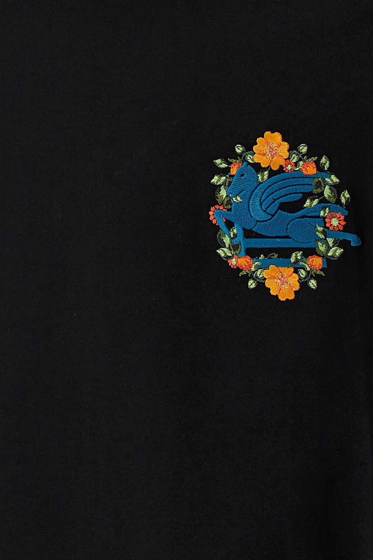 Logo embroidery t-shirt - 5