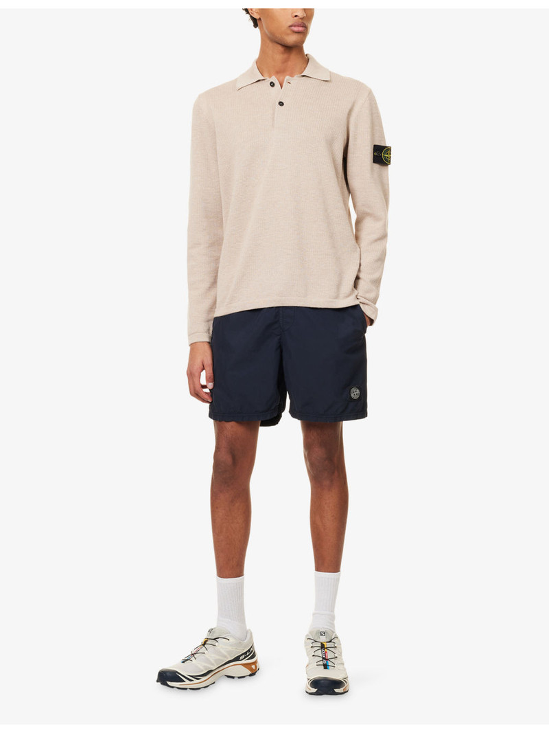 Stone Island Compass-Patch Nylon Swim Shorts outlook