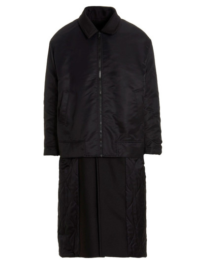 Valentino Valentino Pink Pp Collection Reversible Long Coat Coats, Trench Coats Black outlook