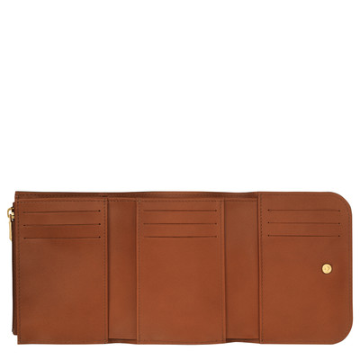 Longchamp Box-Trot Wallet Cognac - Leather outlook
