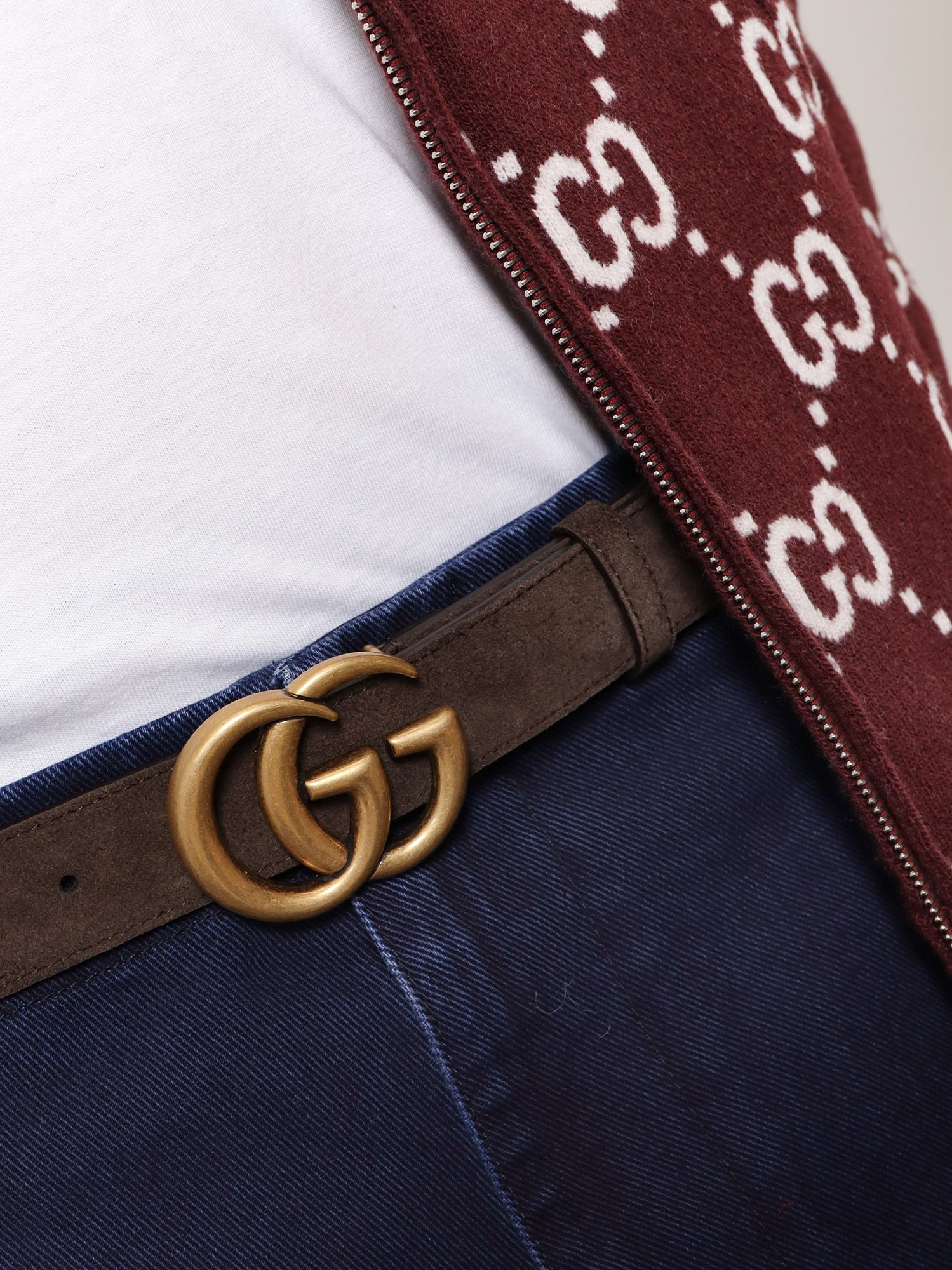 Gucci Suede Belt - 2