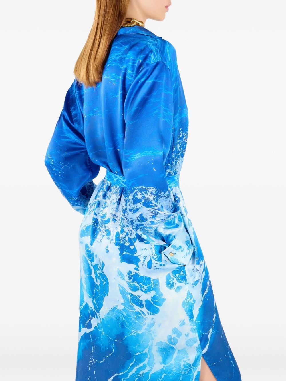 abstract-print midi dress - 5