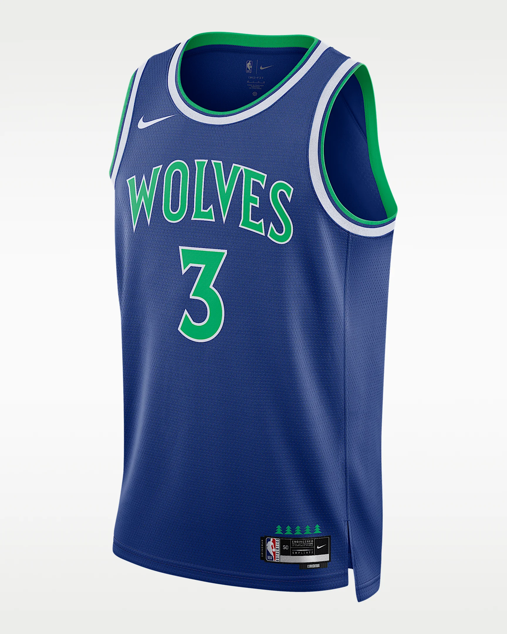 Minnesota Timberwolves Icon Edition Men's Dri-FIT NBA Swingman Jersey - 1