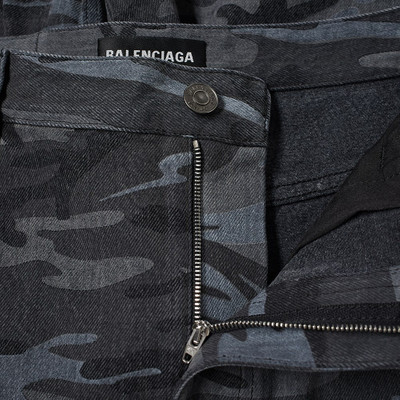 BALENCIAGA Balenciaga Camo Denim Skater Short outlook