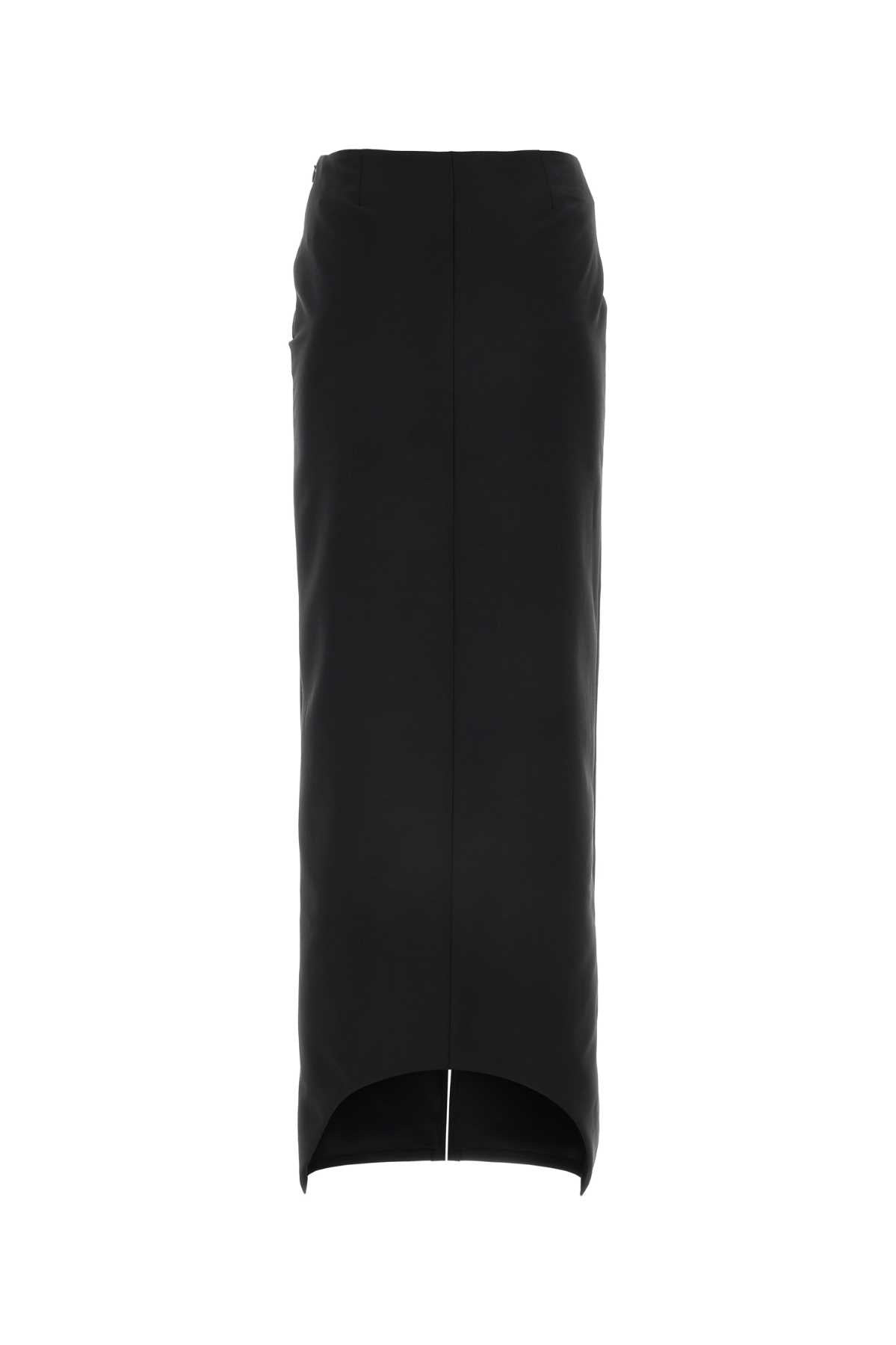 Givenchy Women Black Wool Blend Skirt - 2