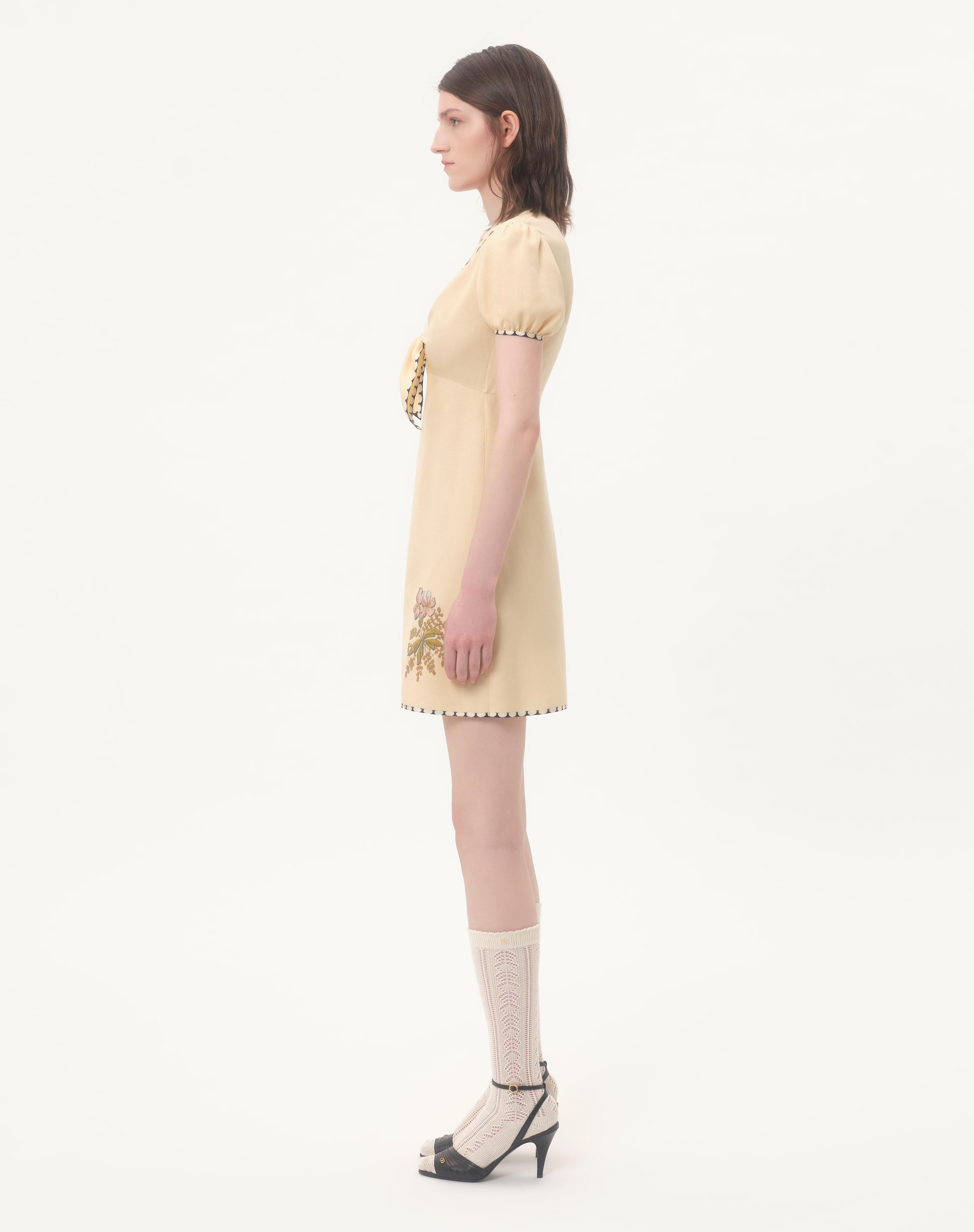 EMBROIDERED SHORT DRESS - 6