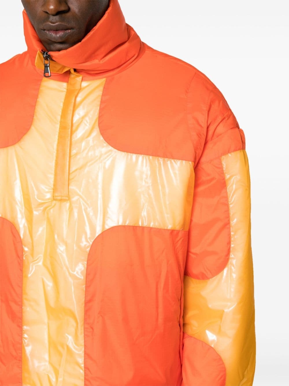 high-neck padded jacket - 5
