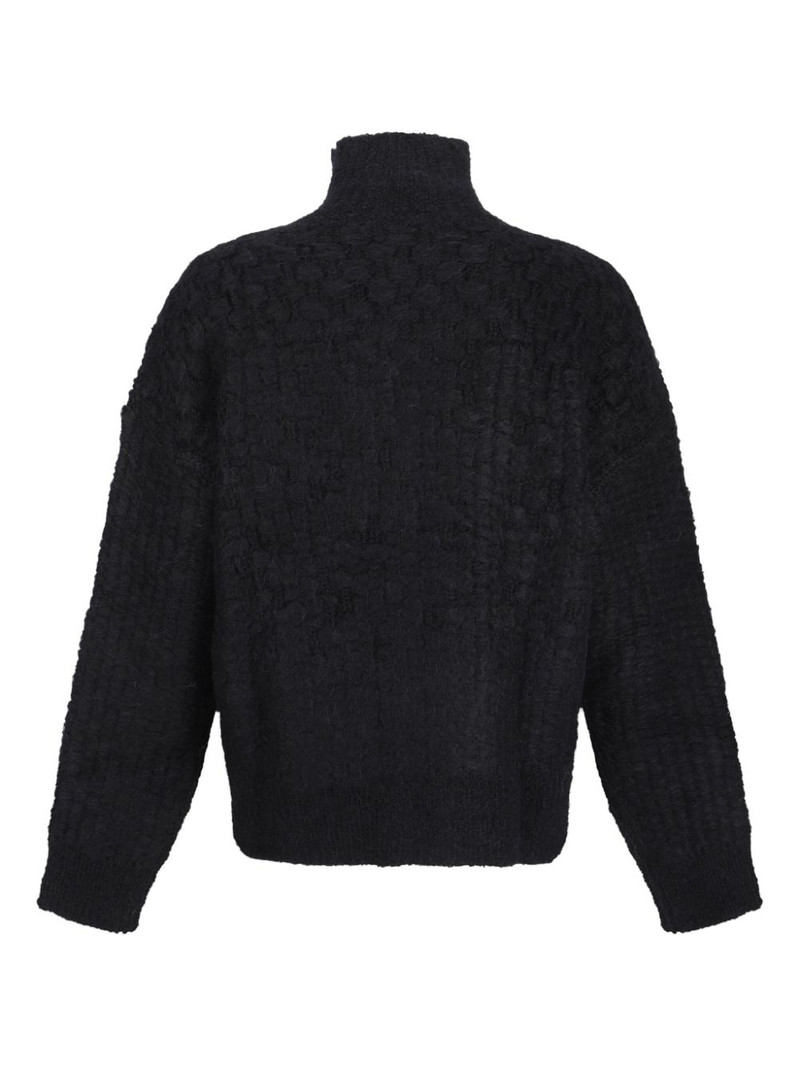 Jil Sander basket weave-knit cardigan outlook