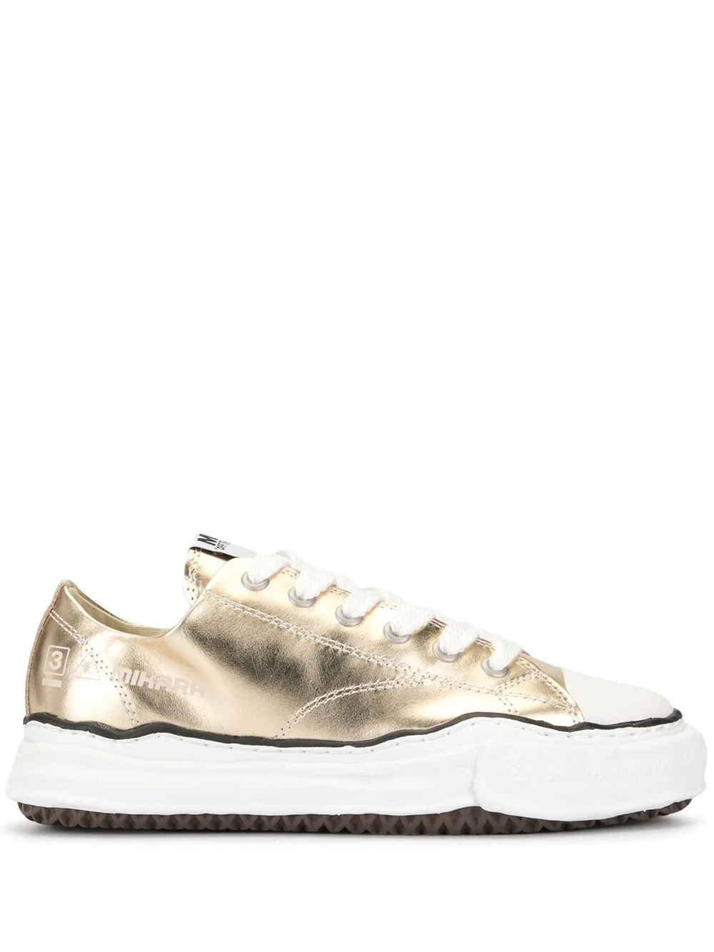 metallic style sneakers - 1