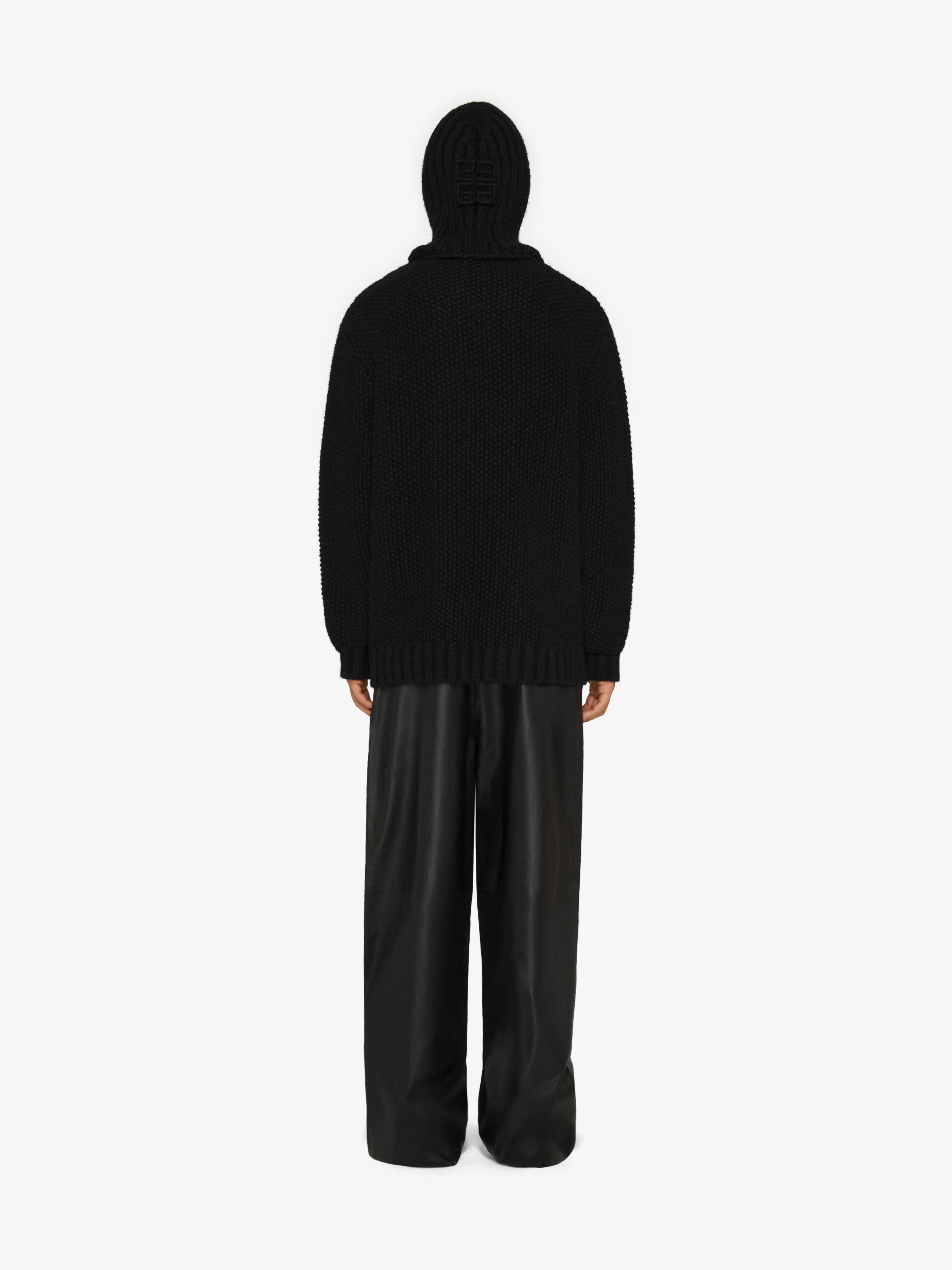 Givenchy Black Balaclava Sweater