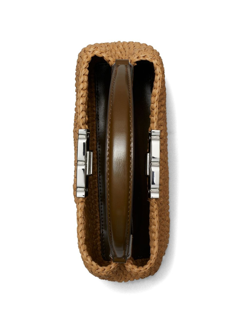 Eleanor raffia satchel 5