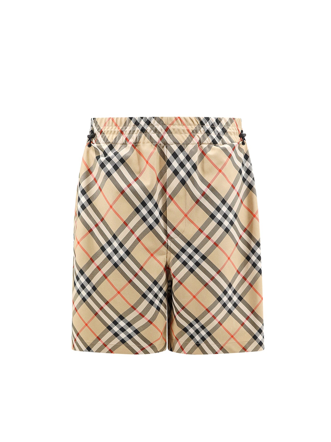 Traditional Check nylon bermuda shorts - 1
