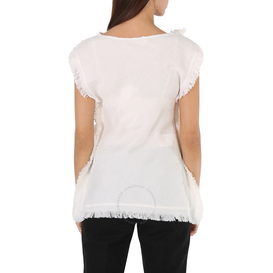 Marni Ladies Fringed Sleeveless Blouse - 5
