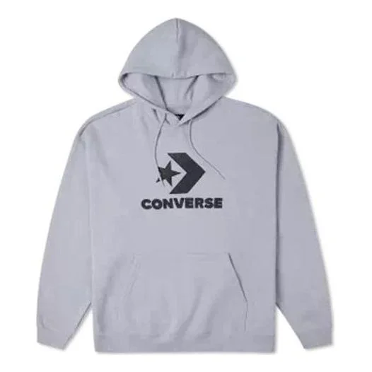 Converse Go-To Star Chevron Loose Fit Pullover Hoodie 'Grey' 10024915-A03 - 1