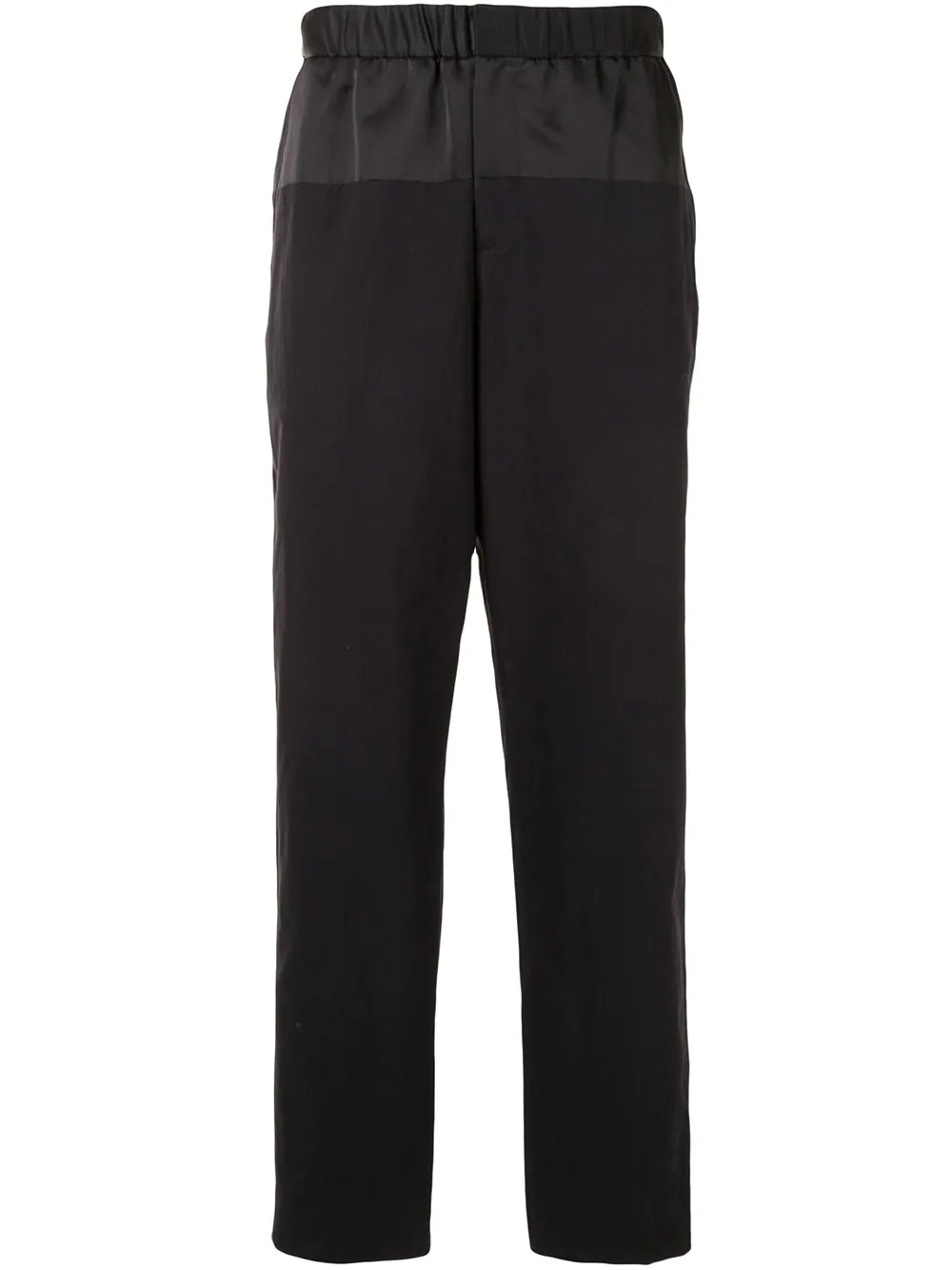 elasticated waistband trousers - 1