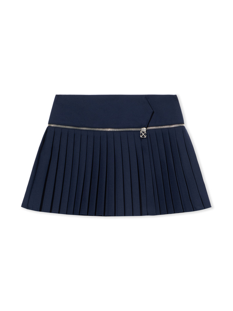 Zip Pleated Skirt 1